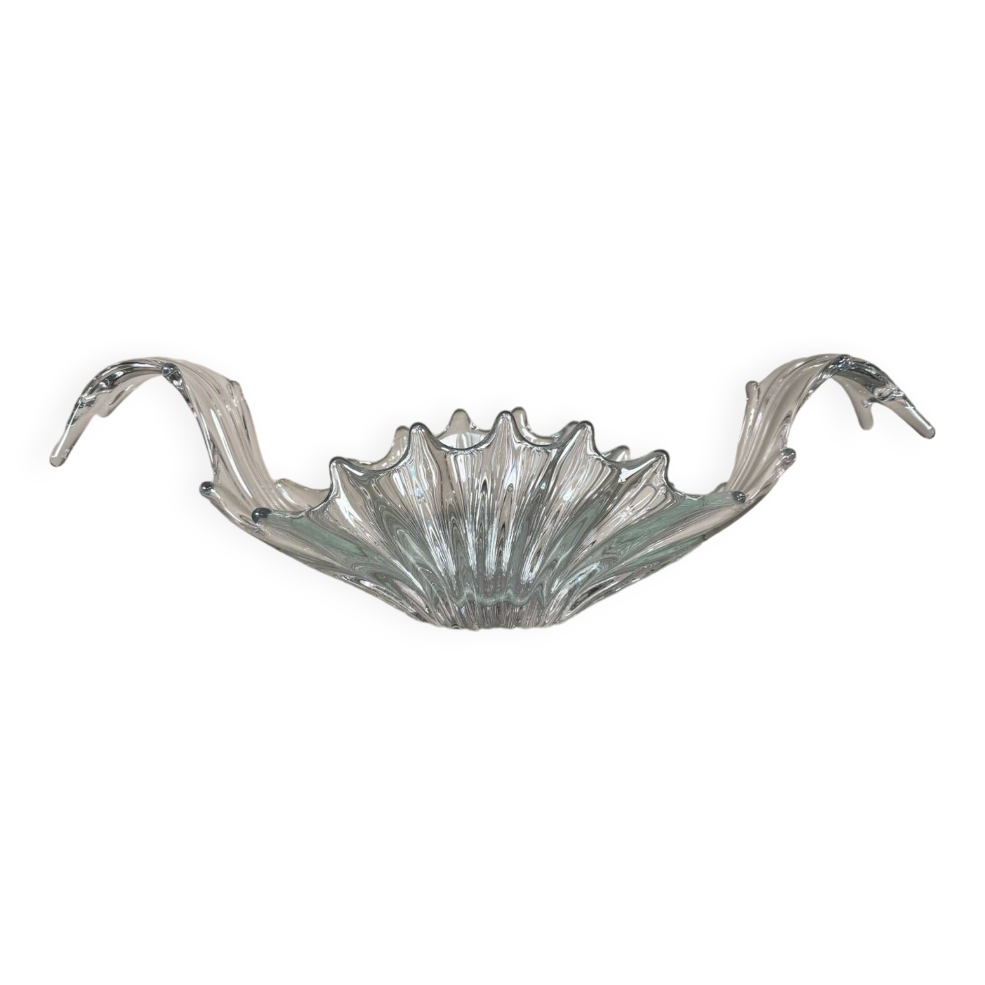 Large crystal fruit bowl from the 60s