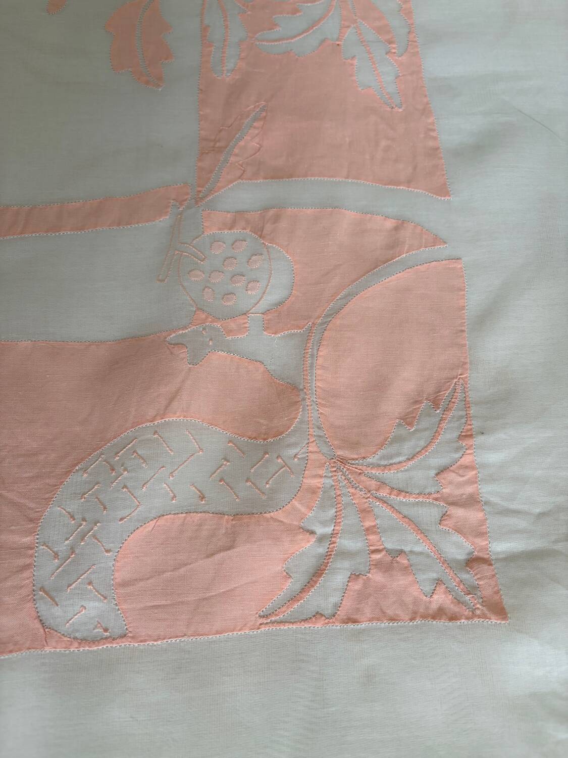 Hand-embroidered tablecloth, 1930s