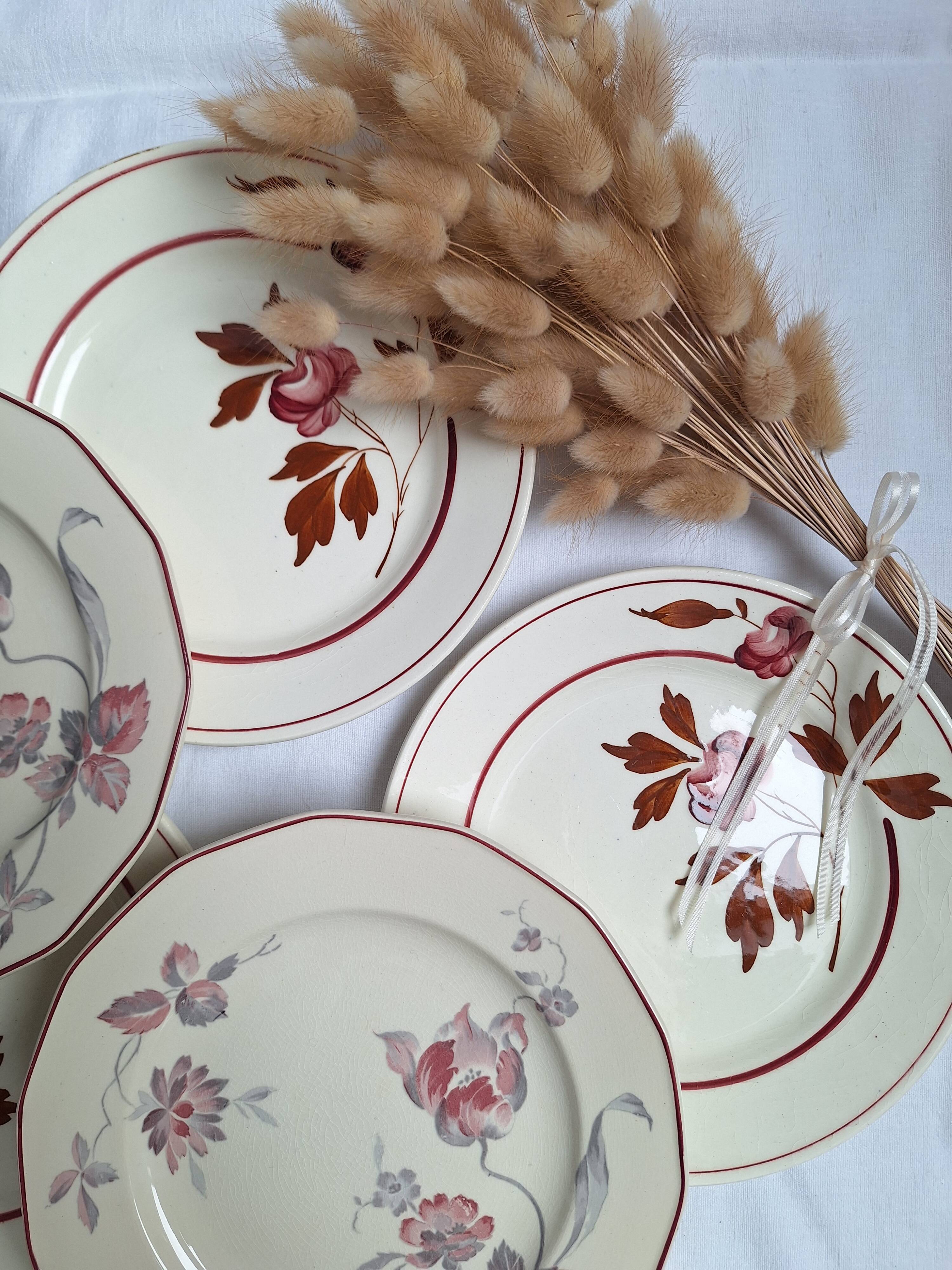 Vintage dessert plates