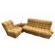 Salon modulable vintage en tissu