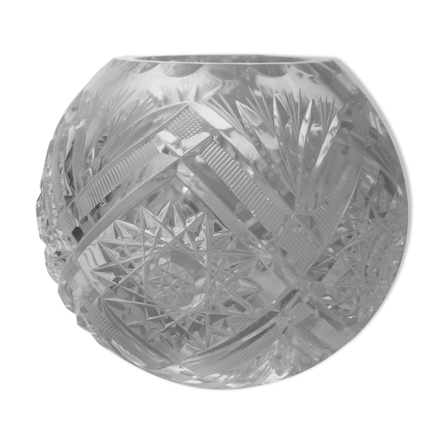 Crystal vase round ball