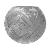 Vase cristal boule rond