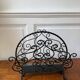 Wrought iron magazine rack