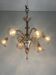 Venetian chandelier in Murano glass amethyst
