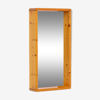 House Regain Rectangular Mirror with Wooden Frame 70s