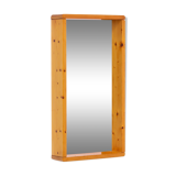 House Regain Rectangular Mirror with Wooden Frame 70s
