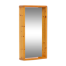 Maison Regain Miroir rectangulaire avec cadre en bois 70s