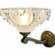 Ancienne applique bronze Art Déco 1930  vasque glaçons Ezan