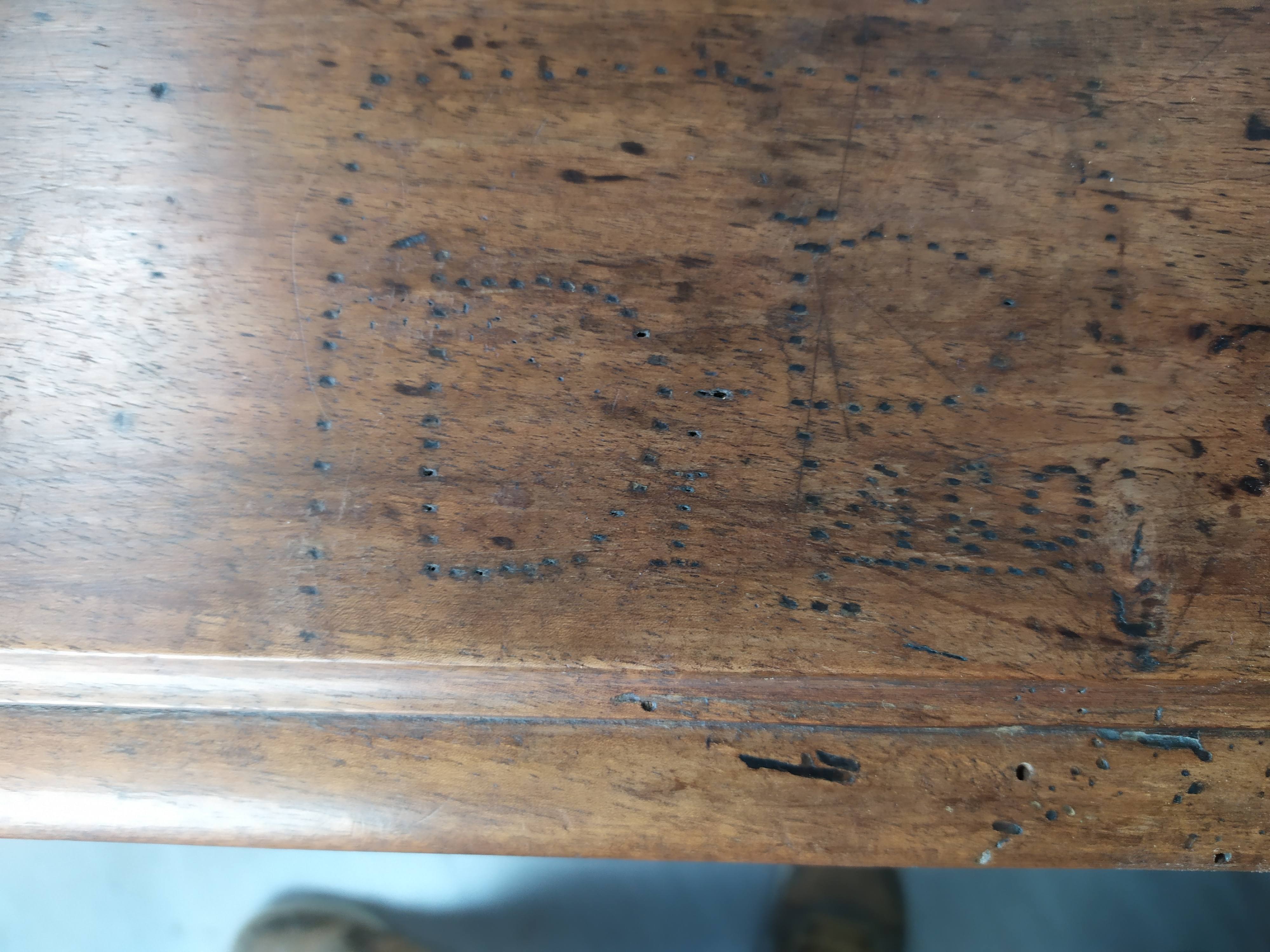 Louis XV walnut table