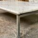 Marble and chrome coffee table, 1970