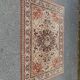 Tapis oriental d'Inde Taj Mahal bordeaux fleurs 160x230