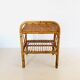 Table d'appoint en rotin, Italie années 60