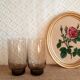 Duo of vintage 70s smoked glasses