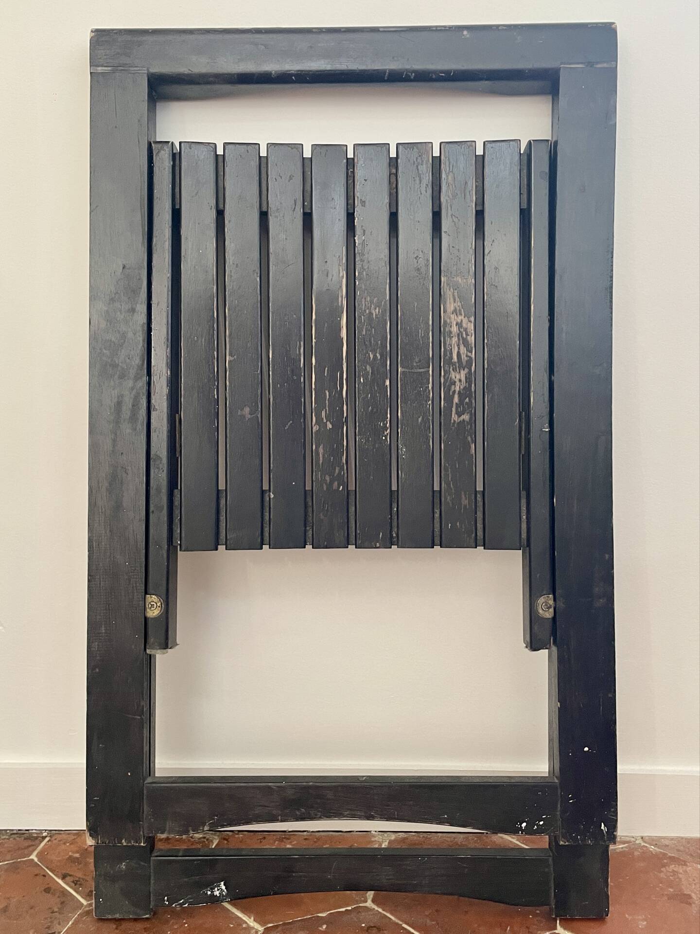 Pair of folding chairs Trieste attributed to Aldo Jacober – design i