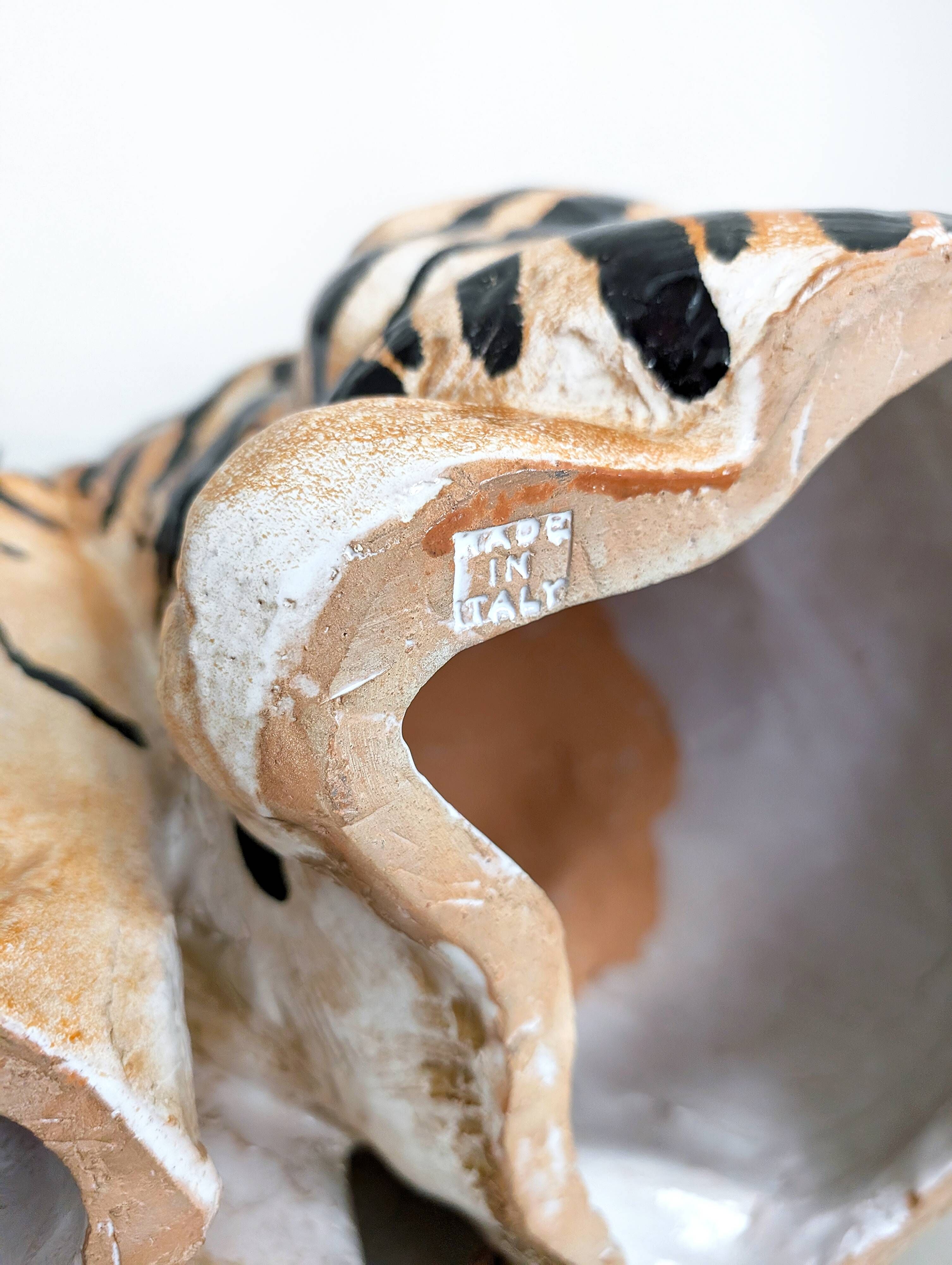 Italian Ceramic Tiger Cub 1970s