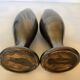 Pair of flamed ceramic vases Thulin Made in Belgium