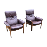 Pair of swedish lounge chairs by Soderber