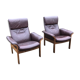 Pair of swedish lounge chairs by Soderber