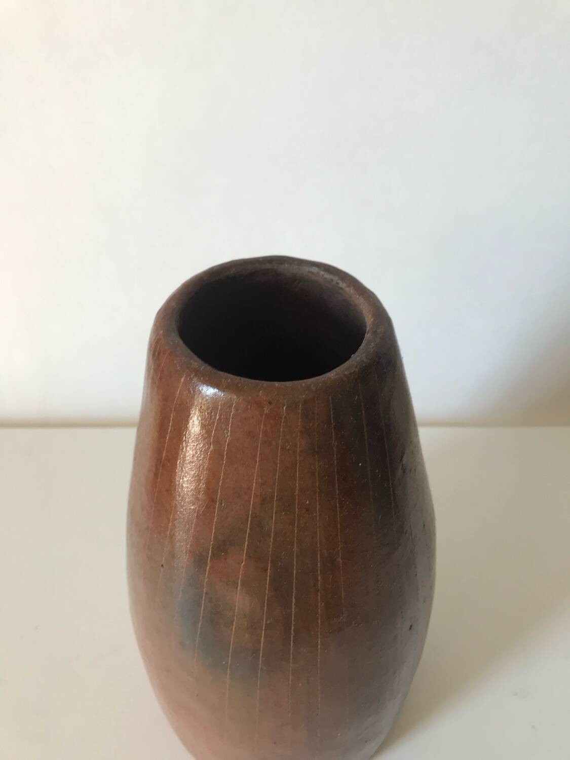 Large terracotta vase