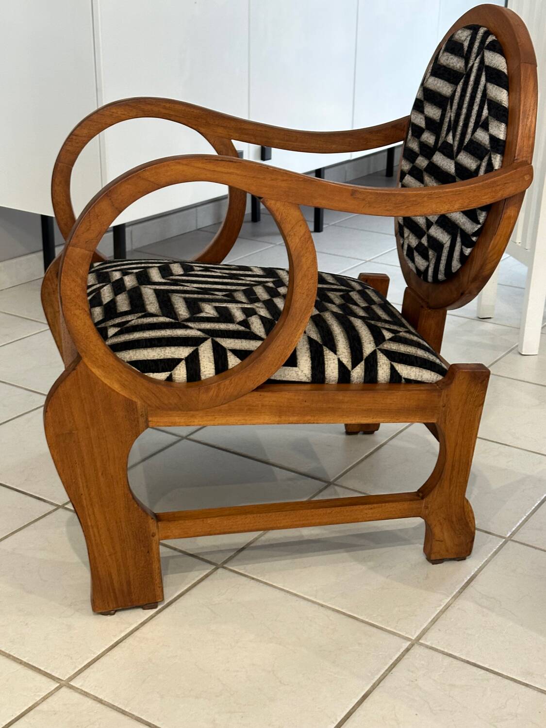 Pair of Art Deco armchairs by Hungarian designer Lajos Kosma, 1930s