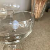 Assortment of 6 champagne glasses