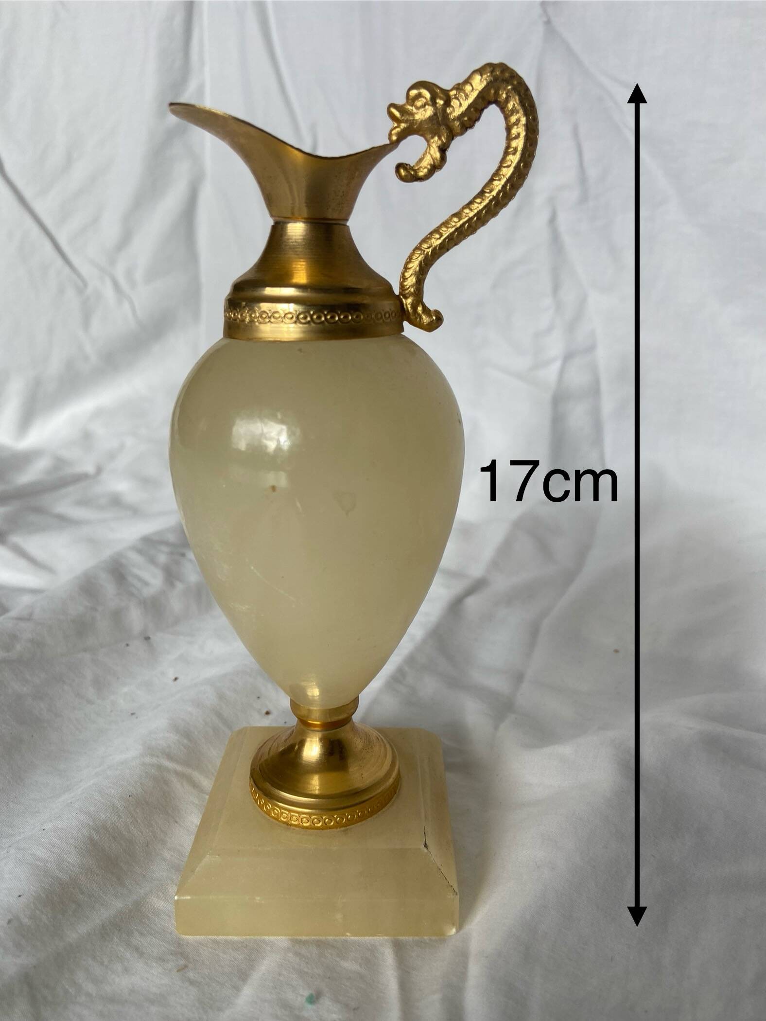 Small alabaster vase