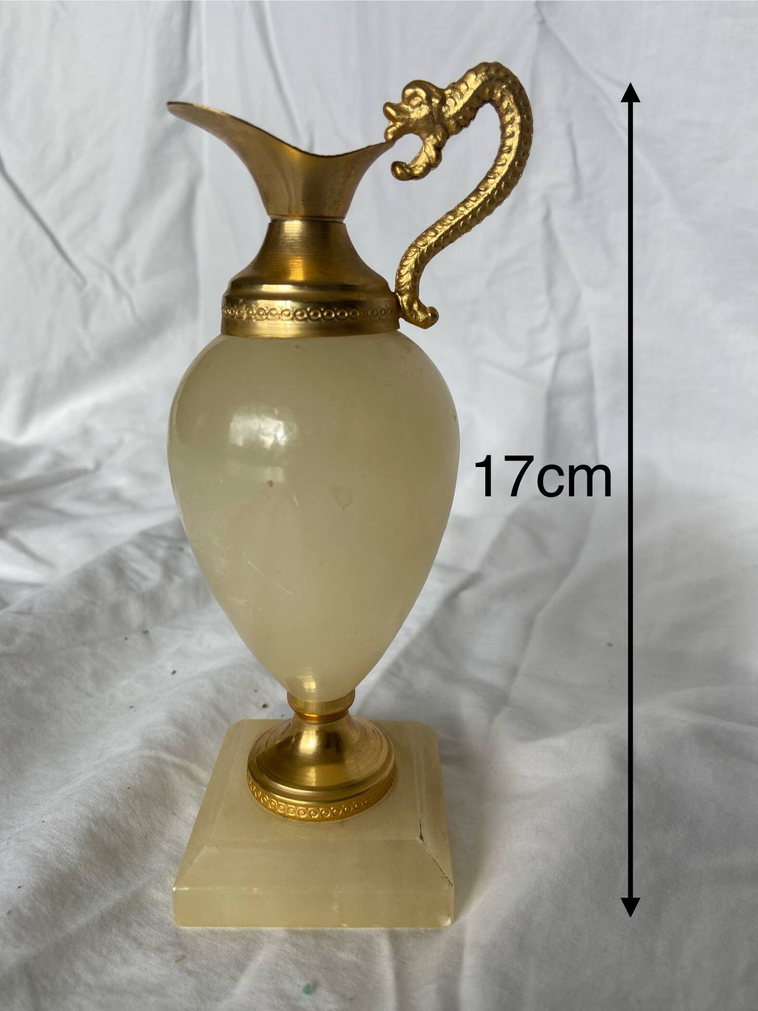Small alabaster vase