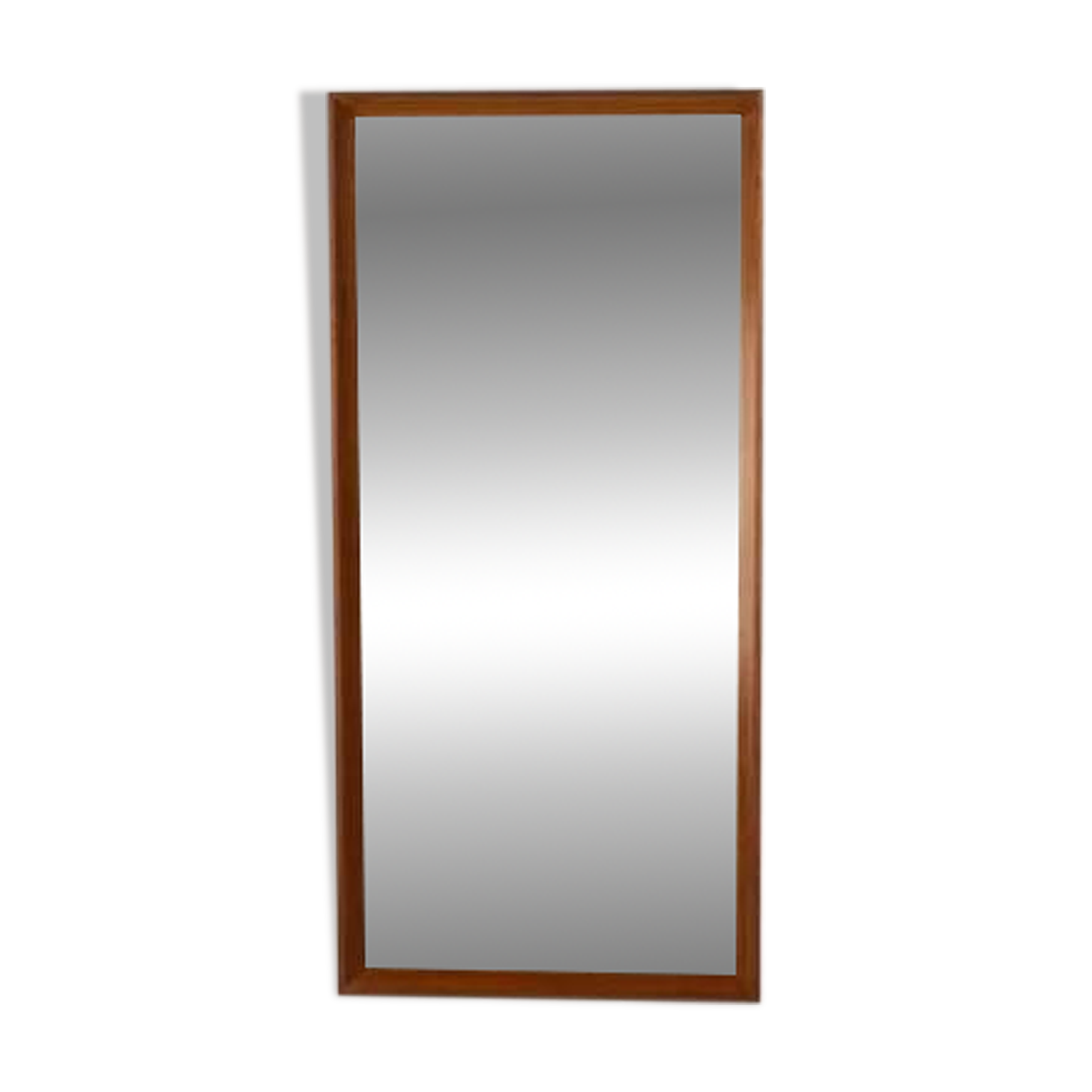 Miroir en palissandre avec épingles en laiton, AM Spejle Danemark, années 1960