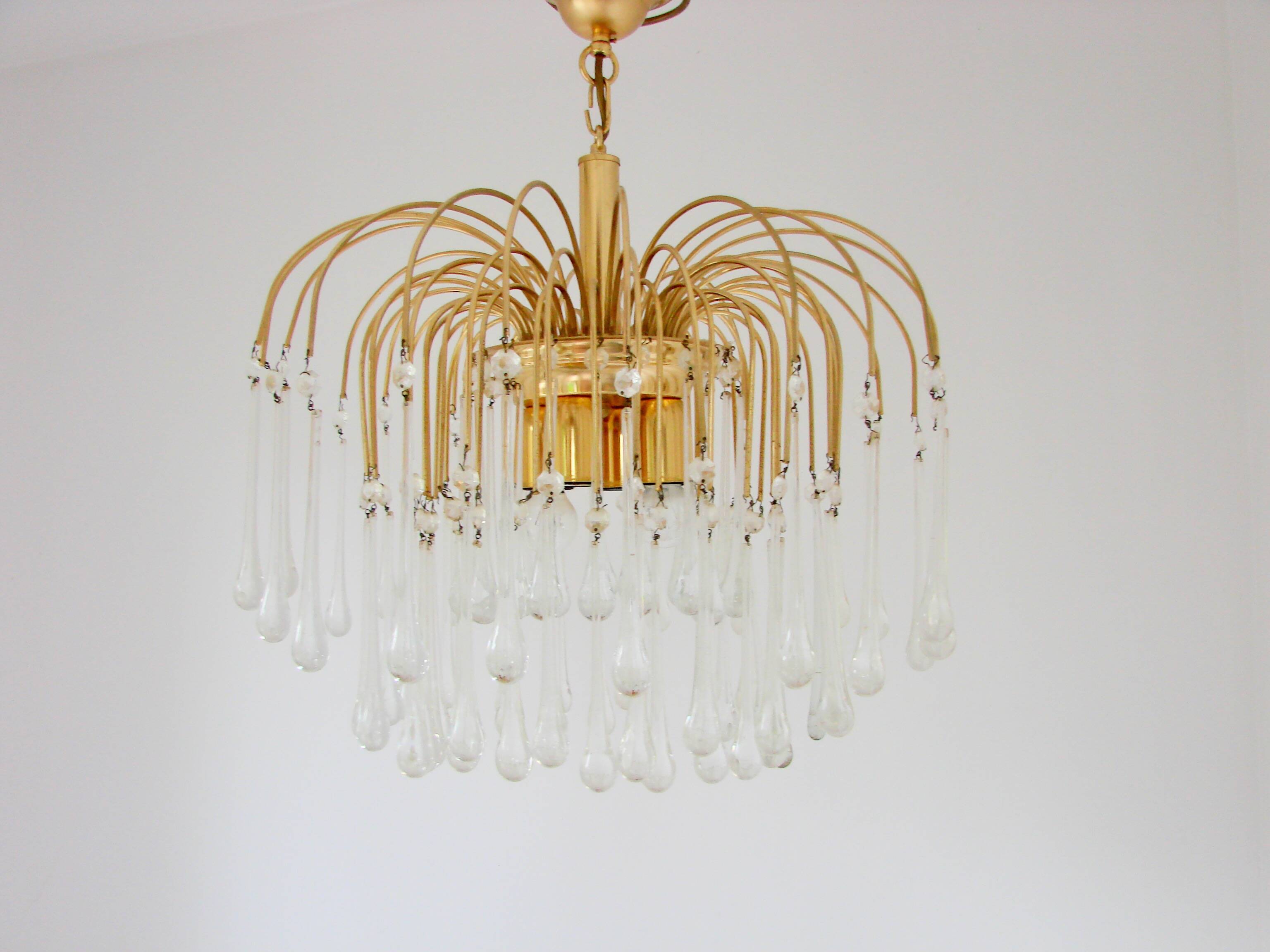 Pendant lamp designed by Paolo Venini, 1970s.
