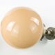 Ceiling lamp, Art Deco, nickel-plated brass, beige glass, Austria, 1930s