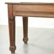 Antique French oak hallway bench/dining table bench from the 19th century