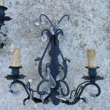 Pair of tassel sconces
