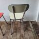 5 Red and Pale Green Formica Chairs – Vintage Retro