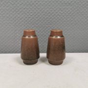 Salt + Pepper shakers made of stoneware From Knabstrup Denmark 1966-72