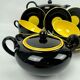 Tea service Villeroy & Boch, Mettlach, France-Sarre around 1950, Biarritz