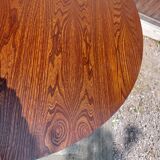 round table with central leg and extension, Baumann design