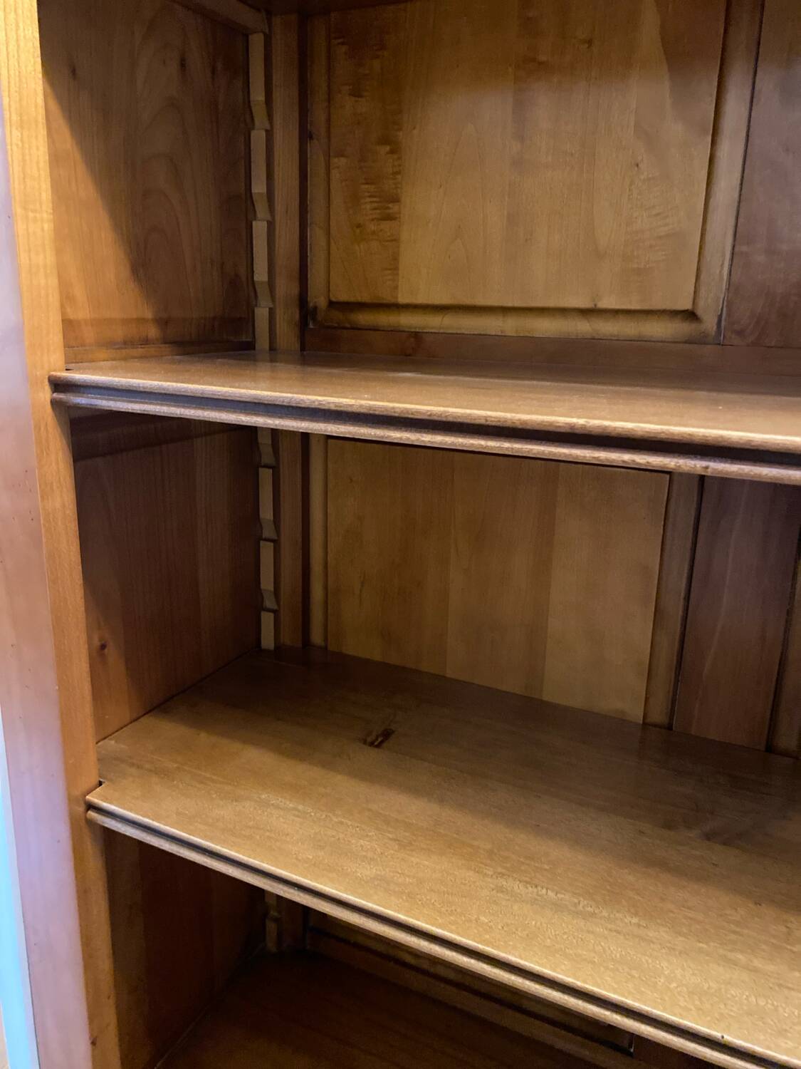 5-shelf solid wood bookcase