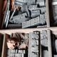 Printing cabinet 16 drawers with these lead letters