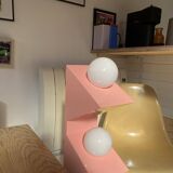 Axel Chay x Monoprix pink floor lamp