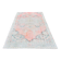 5x8 Turkish Vintage Oushak Rug, Coral Pink Area Rug For Bedroom, 147x241 Cm