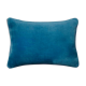 Coussin en velours 50x33cm couleur bleu profond