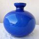 Blue glass vase
