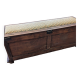 Oak chest bench