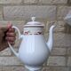 Guy Degrenne Limoges porcelain coffee pot sample with gilding