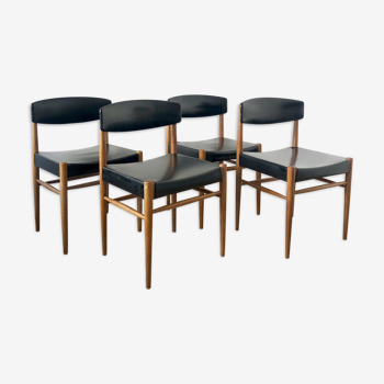 Set of 4 scandinavian chairs