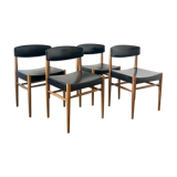 Set of 4 scandinavian chairs