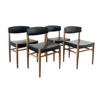 Série de 4 chaises scandinave