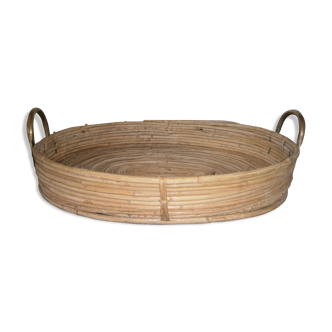 Rattan tray