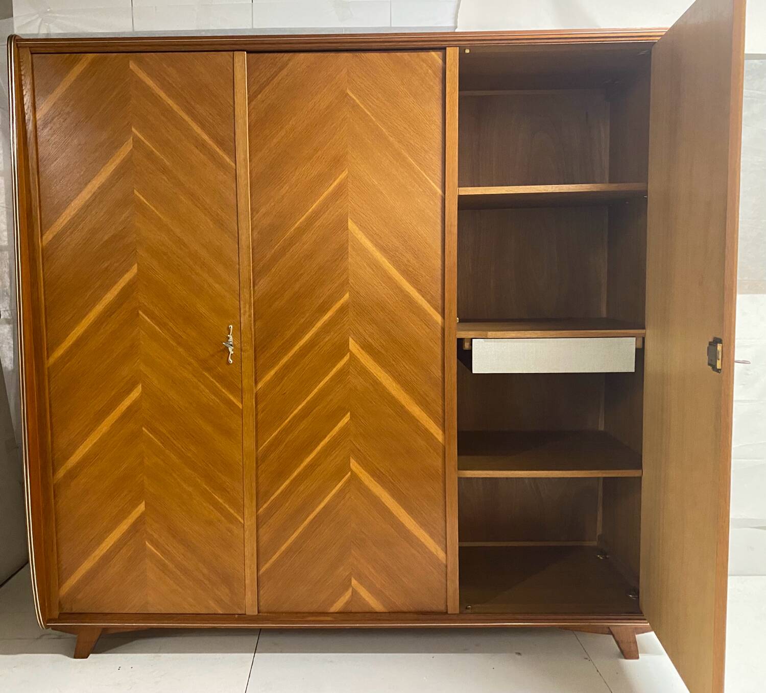 Vintage compass foot wardrobe