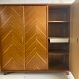 Vintage compass foot wardrobe